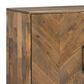 Signature Design by Ashley Prattville 4-Door Credenza in Light Brown and Dark Gray, , large