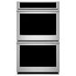 Monogram 30" Smart Electric Convection Double Wall Oven Statement - Stainless Steel, , large