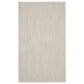 Nourison Courtyard Ivory and Silver 3" x 5" Indoor/Outdoor Area Rug, , large