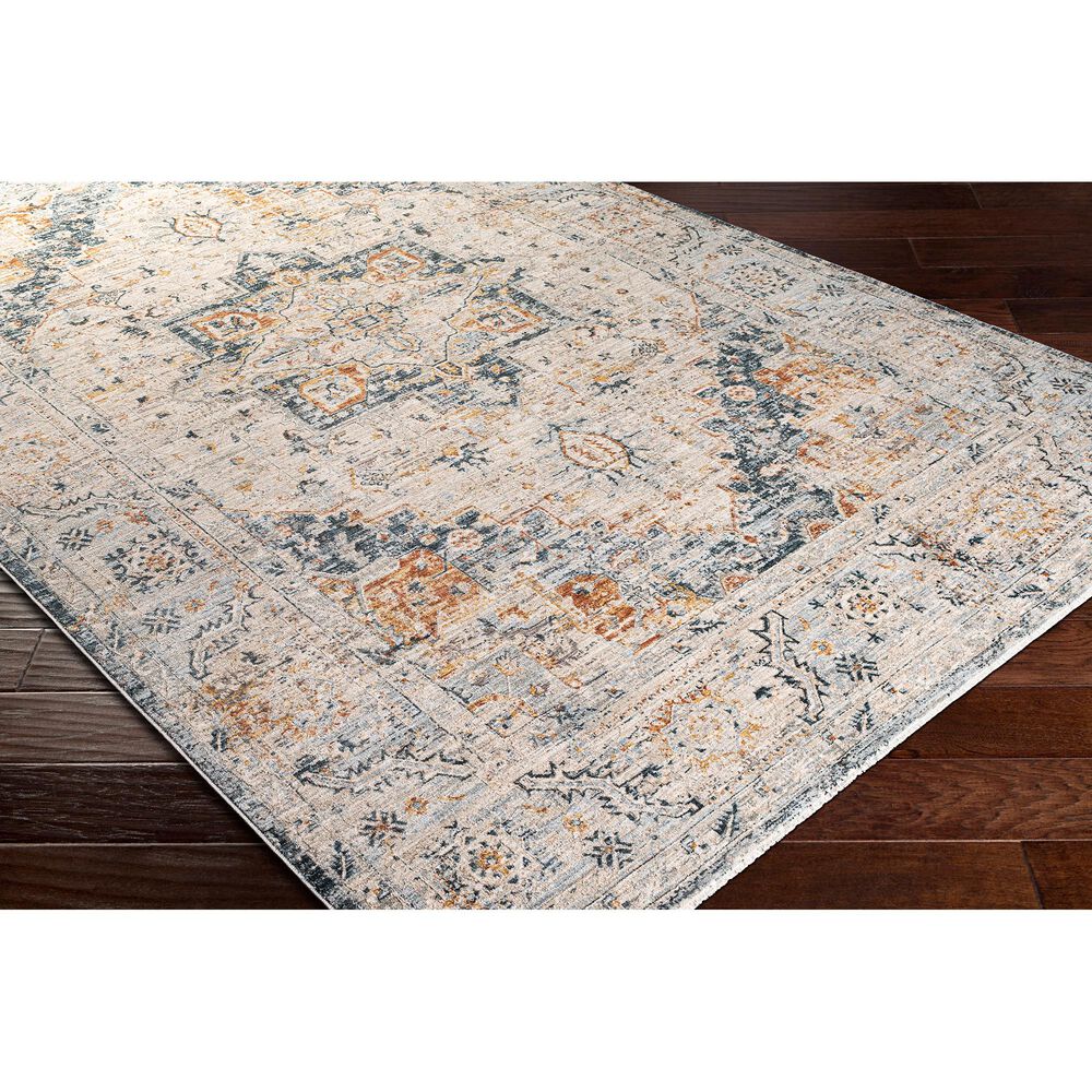 Surya Laila 12&#39; x 15&#39; Teal, Burnt Orange, Gray, Sage and Cream Area Rug, , large