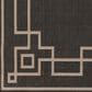 Surya Alfresco 2"5" x 11"10" Black, Brown and Beige Indoor/Outdoor Runner, , large