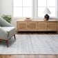 Surya Pompei Charcoal, Black, White, Light Slate, Beige and Teal 10" x 14" Area Rug, , large