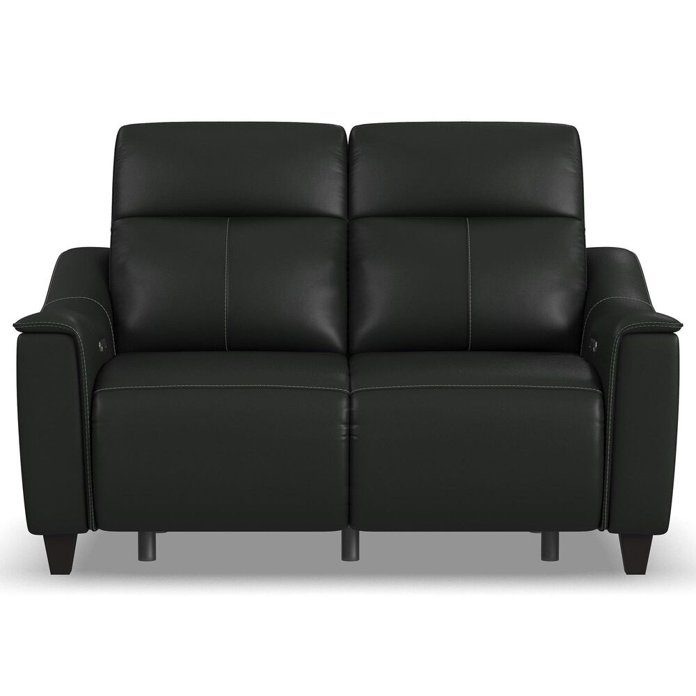 Flexsteel Latitudes Power Reclining Loveseat with Power Headrest in Coal, , large