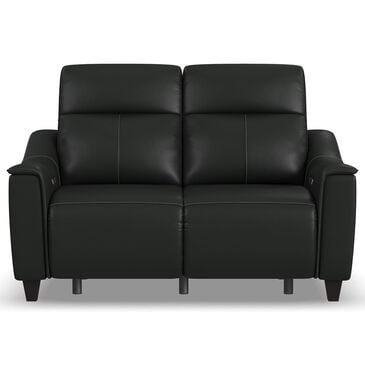 Flexsteel Latitudes Power Reclining Loveseat with Power Headrest in Coal, , large