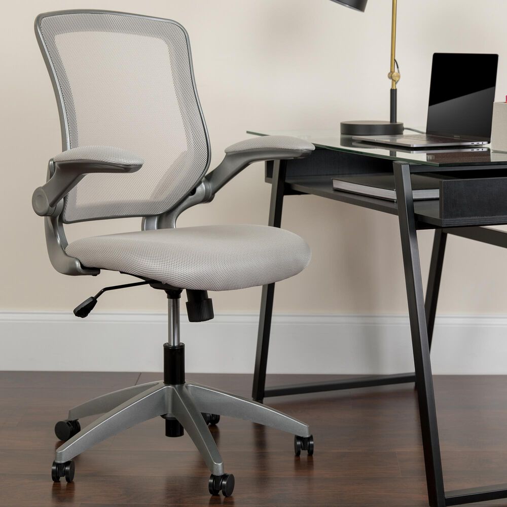 Flash Furniture Executive Swivel Chair in Gray, , large