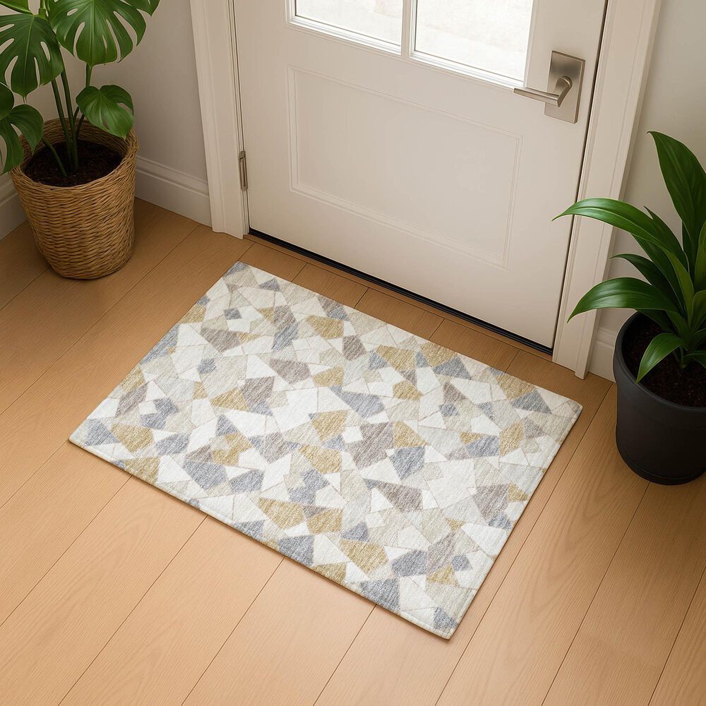Dalyn Rug Company Kenner KN8 Ivory 1'8" x 2'6" Area Rug, , large