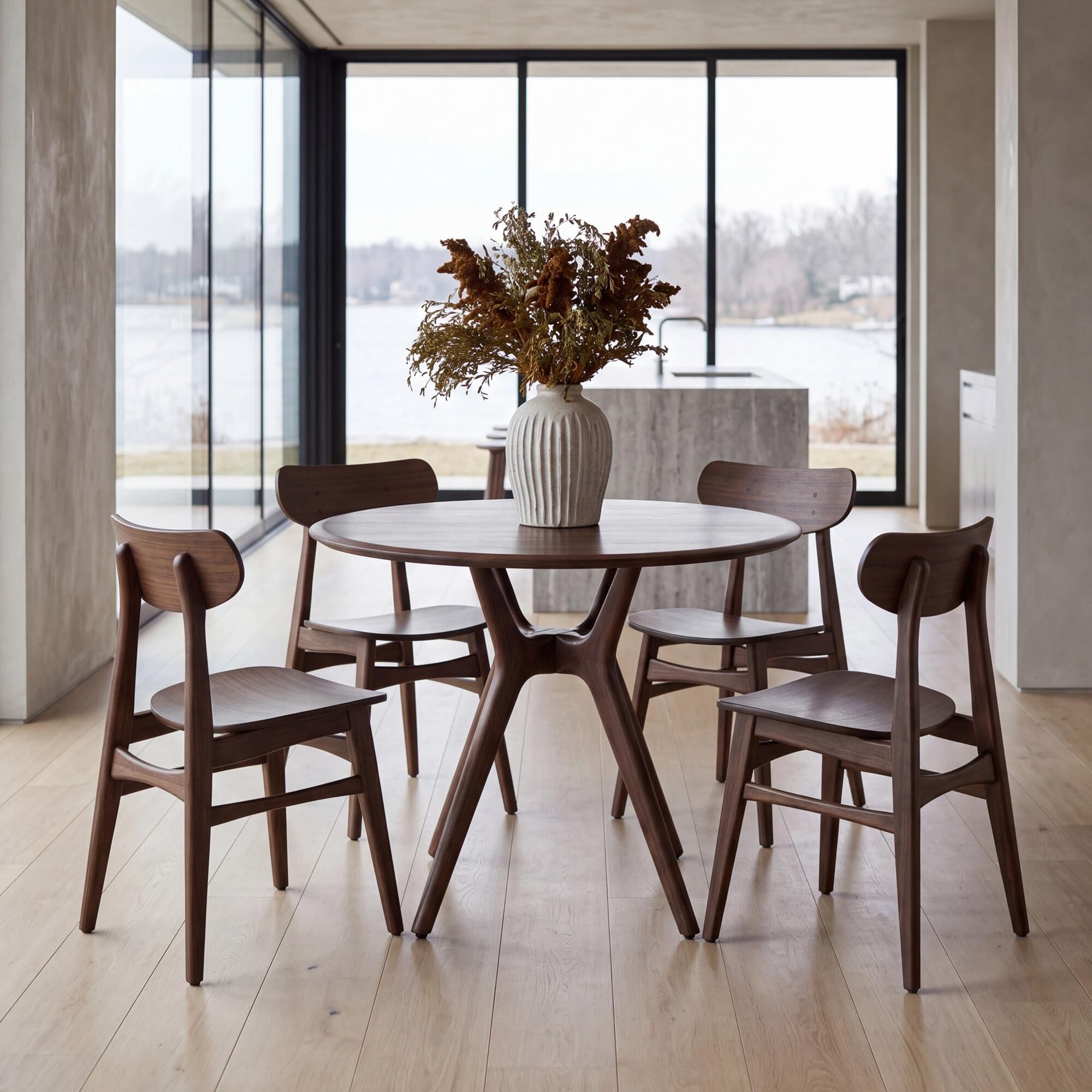 Greenington Furniture Sitka Dining Table in Black Walnut -Table Only