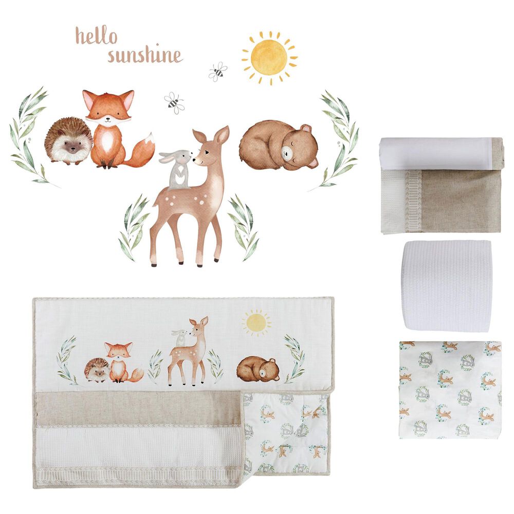 Levtex Woodland Pals 5-Piece Baby Bedding Set in Beige, , large