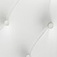 Baxton Studio Twin Upholstered Button Tufted Headboard in White, , large