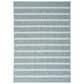Nourison Positano POS03 Aqua and Ivory 4" x 6" Indoor/Outdoor Area Rug, , large