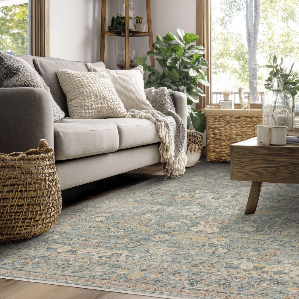 Karastan Surrey Hills Bedfordshire Beachglass 9' x 12' Area Rug, , large