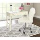 Linden Boulevard Flokati Armless Office Chair in Faux Fur, , large