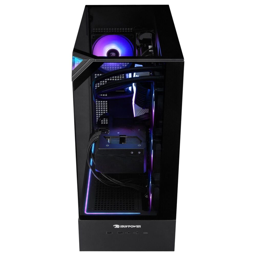 iBUYPOWER Element Gaming Desktop PC | AMD Ryzen 7 7800X3D - 32GB RAM - AMD Radeon RX 9070XT Graphics - 1TB SSD in Black, , large