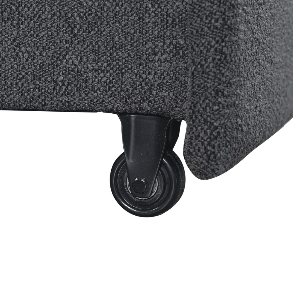 Serta Galloway Convertible Sofa in Charcoal, , large