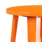 Flash Furniture 3-Piece Metal Bar Table Set in Orange, , large
