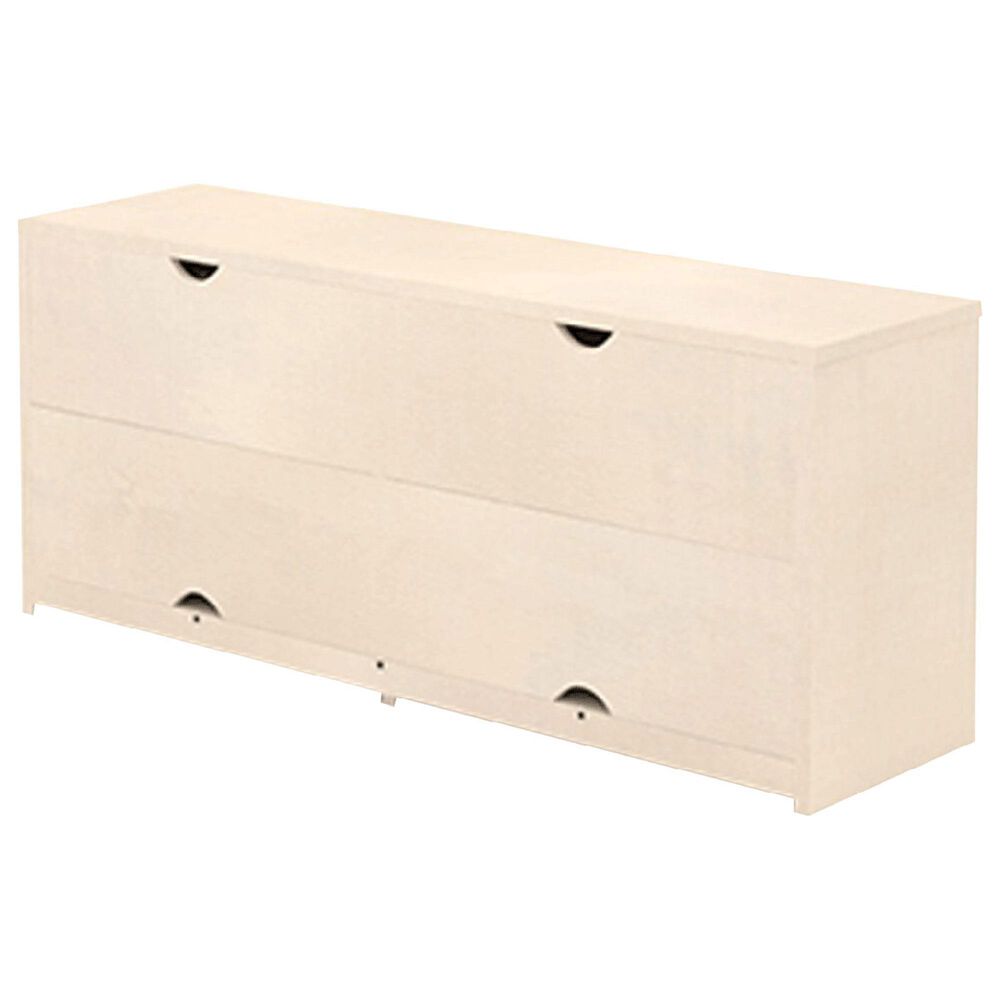 Sauder Grand Coast 57&quot; TV Credenza in Dove Linen, , large
