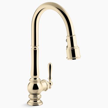Kohler Artifacts Pull-Down Kitchen Sink Faucet in Vibrant French Gold, , large
