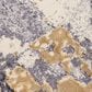 RIZZY Bolero 9" x 12" Gray, Gold and Ivory Area Rug, , large