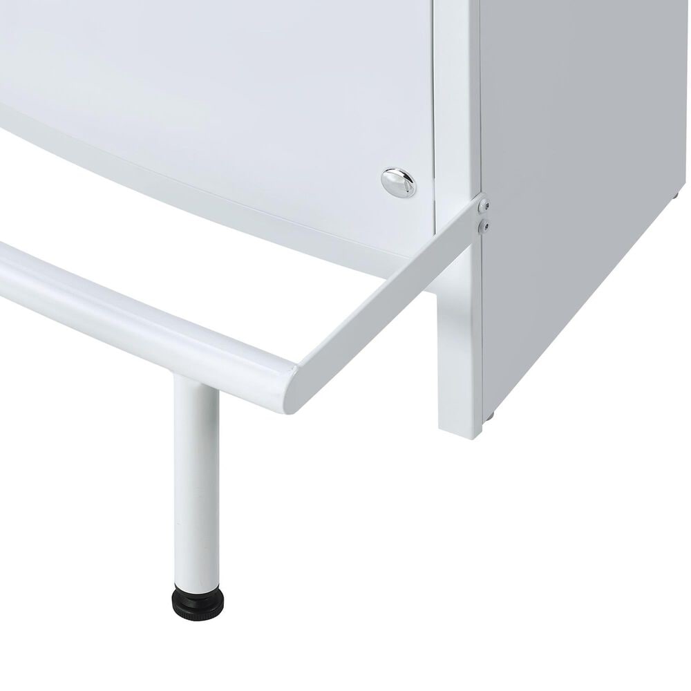 Mayberry Hill Valentina Bar Table in White, , large