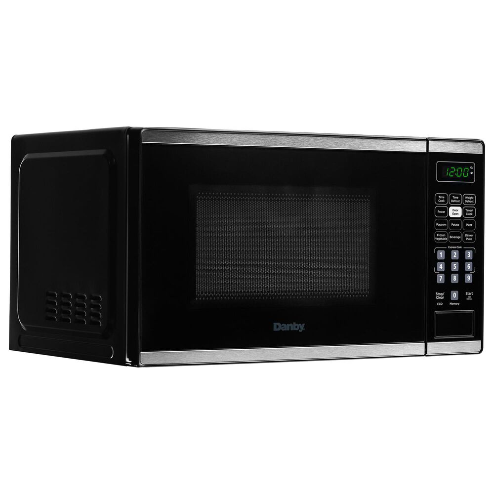 Danby Danby 0.7 Cu. Ft. Countertop Microwave in Black and Stainless Steel, , large