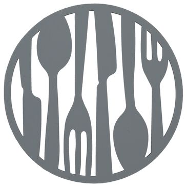Bia Cordon Bleu 7" Flatware Round Trivet in Stone, , large