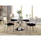 Furniture of America Russell Dining Chair in Silver (Set of 2), , large