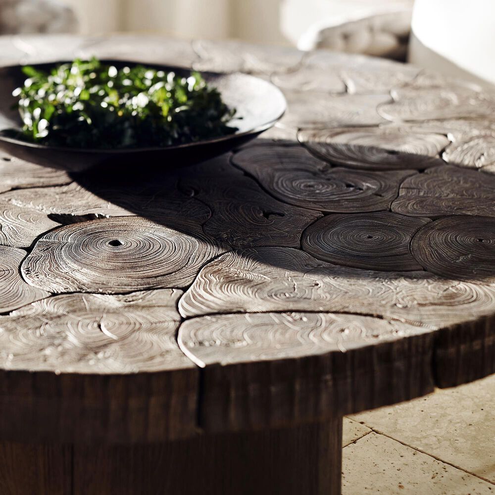 Bernhardt Madura 60" Round Dining Table in Smoked Truffle, , large