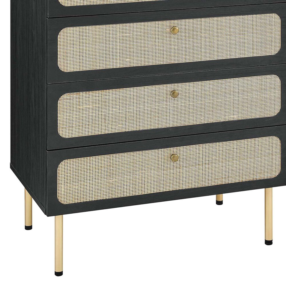 Modway Chaucer 5-Drawer Chest in Black, , large