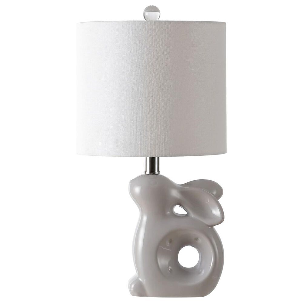 Safavieh Ruby Rabbit Table Lamp in Grey, , large