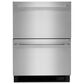 JennAir Noir 24" Double Drawer Refrigerator with Freezer in Stainless Steel, , large