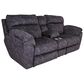 Catnapper Sedona Power Reclining Console Loveseat with Power Headrest in Smoke, , large