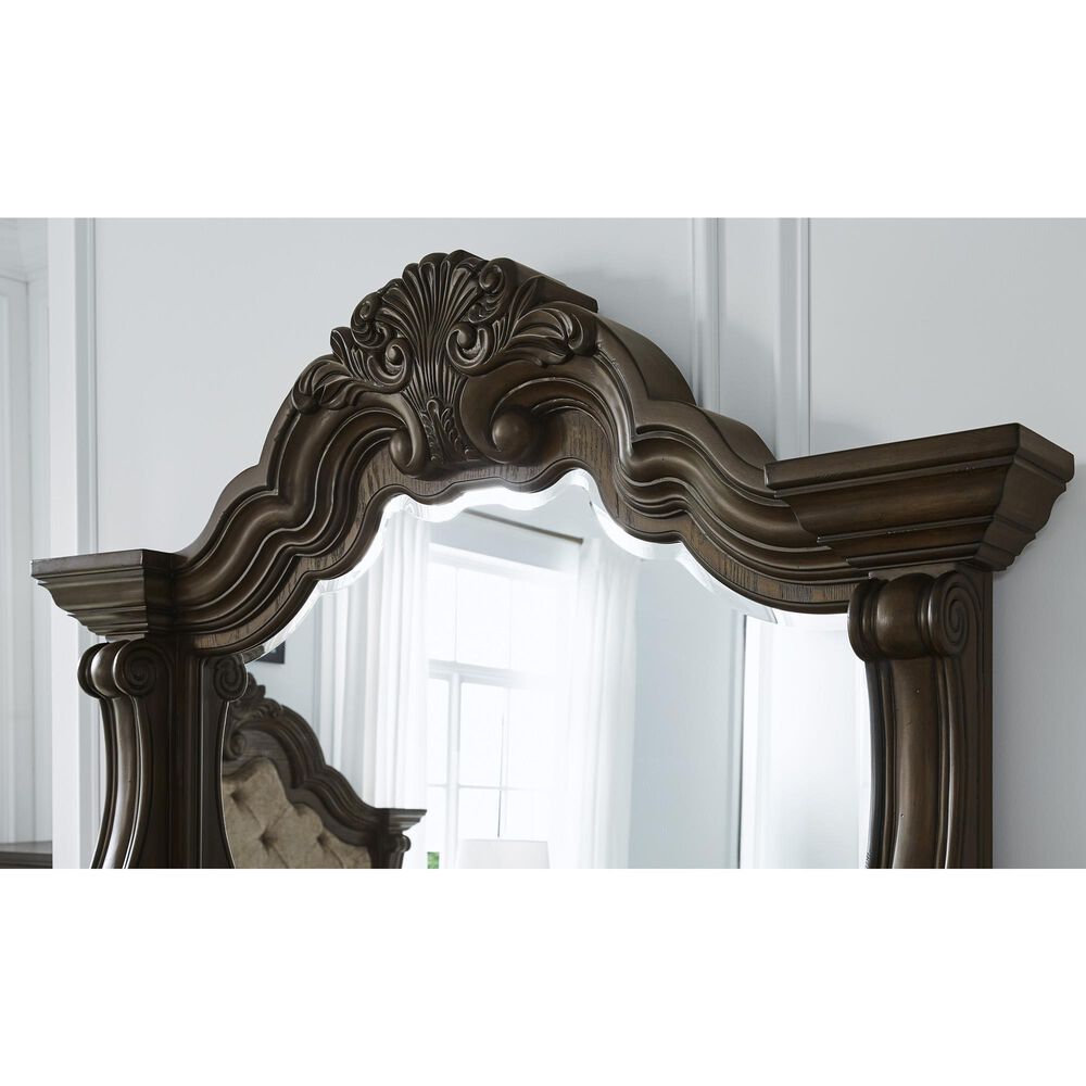 Millenium Maylee Bedroom Mirror in Dark Brown, , large
