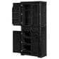 HOMLUX 71" Tall Kitchen Pantry Cabinet with 3 Pull Out Cabinet Organizers, Farmhouse Embossed Texture Storage Cabinet with 6 Door Shelves, 2 Drawers, Freestanding Cupboard for Kitchen, Dining Room Black, , large