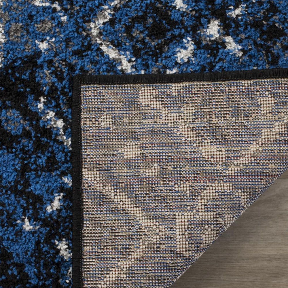 Safavieh Adirondack ADR111A 3&#39; x 5&#39; Silver, Black and Blue Area Rug, , large