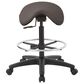 OSP Home Backless Drafting Chair with Foot Ring in Dillon Graphite, , large
