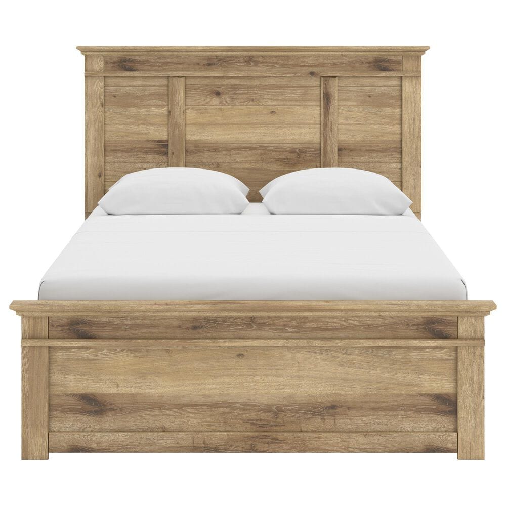 Ashley Makidern Queen Storage Bed with Four Drawers in Tan, , large