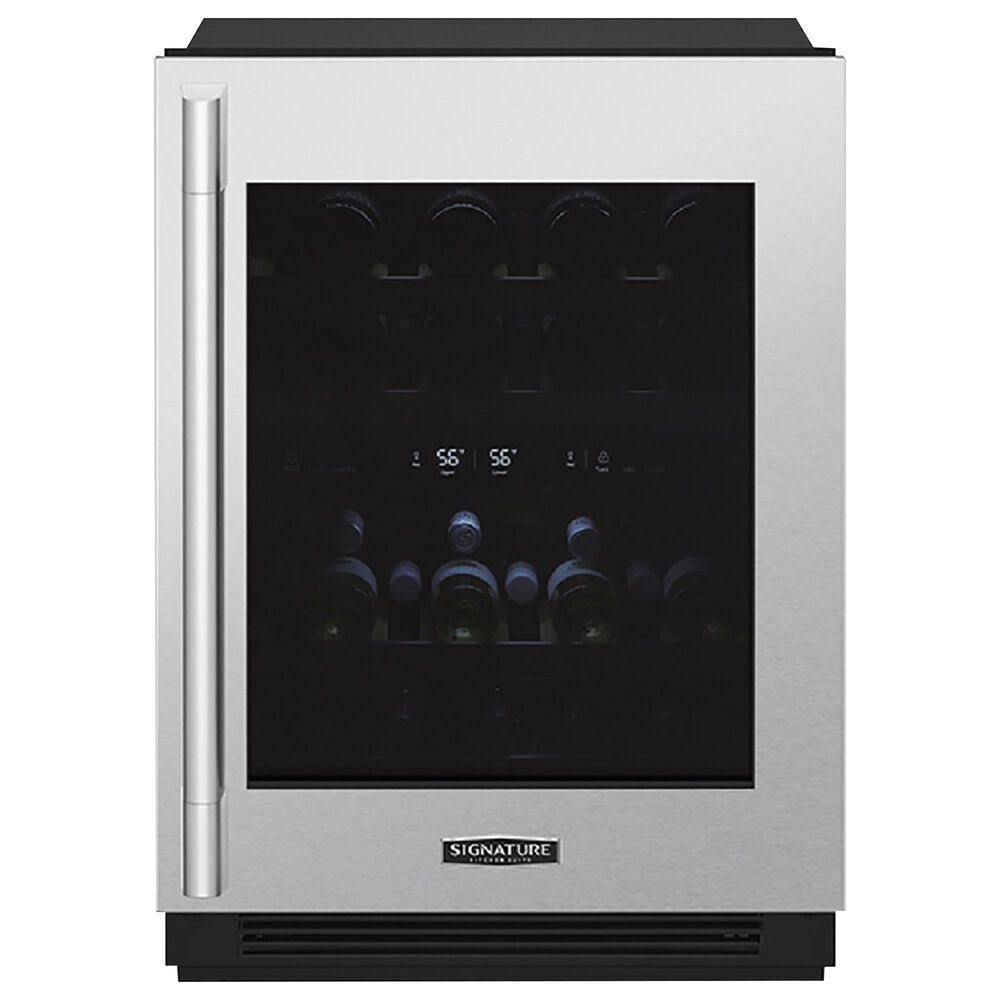 Signature Kitchen Suite 24" Built-in Undercounter Wine Refrigerator - Panel Sold Separately, , large