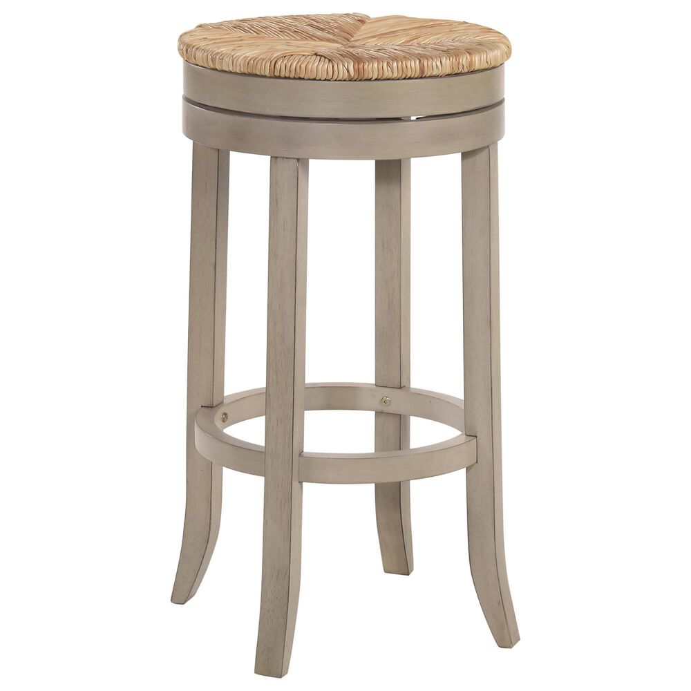 Carolina Chair and Table Irving 30" Swivel Barstool in Weathered Gray, , large