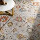Surya Reina REN-2307 Light Gray, Cream, Denim, Rust, Mustard and Olive 9" x 12"2" Area Rug, , large