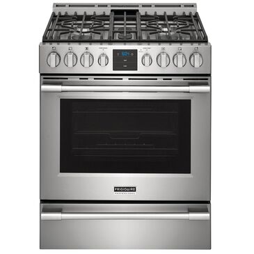 Frigidaire Professional 30" Front Control Gas Range with Air Fry in Stainless Steel, , large