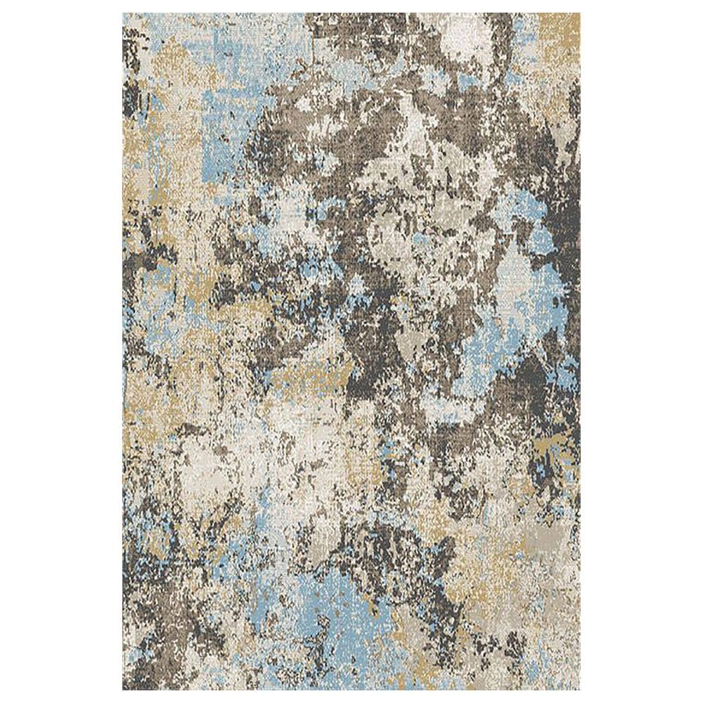 Central Oriental Sientan Darani 2517.257 2'2" x 3' Yellow and Light Blue Area Rug, , large