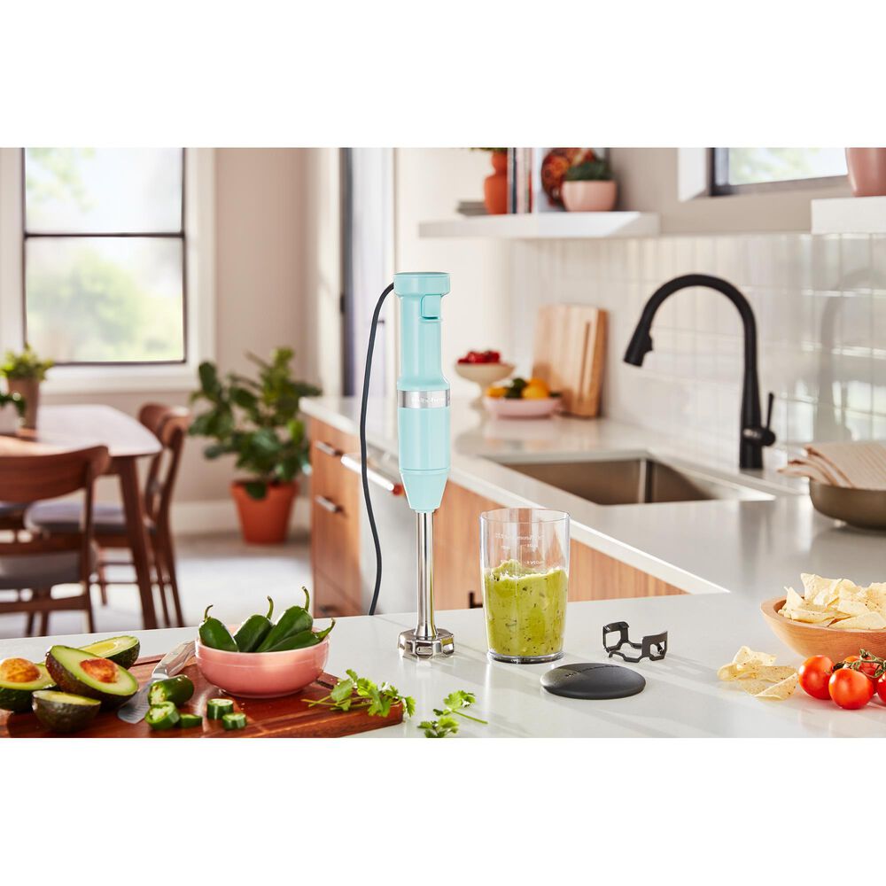 KitchenAid Corded Variable Speed Hand Blender in Ice, , large