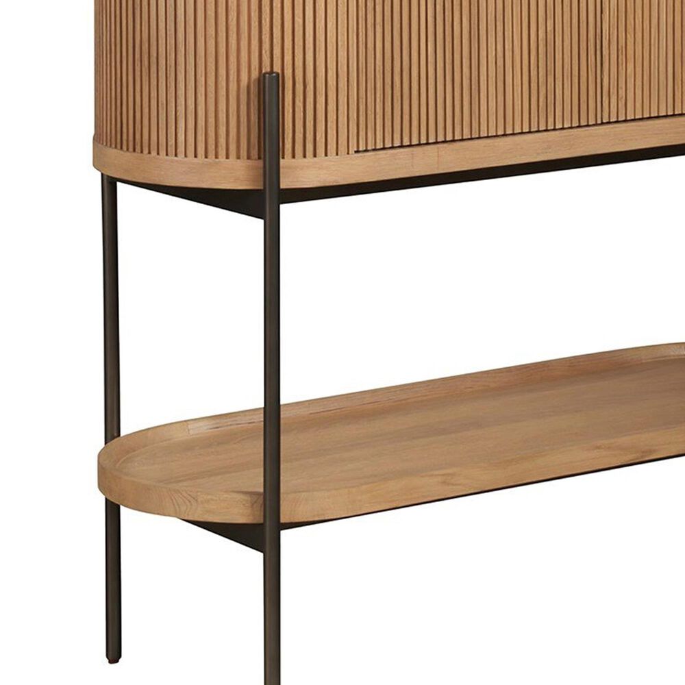 Furniture Worldwide Linnea Bar Cabinet in Natural Oak, , large