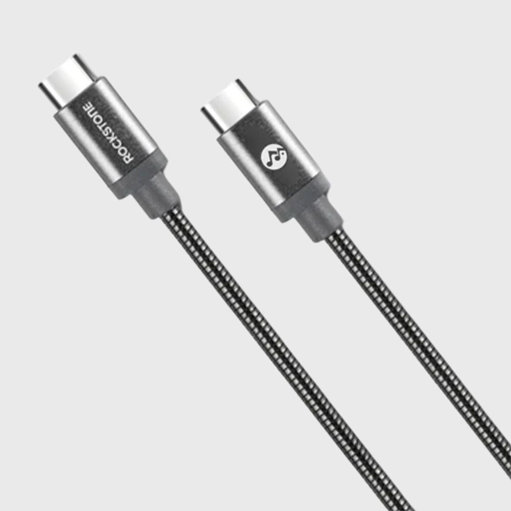 The Mighty Mount 6.56 ft Type-C to Type-C Cable in Grey, , large