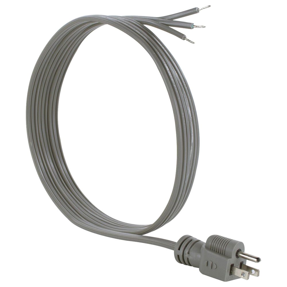 Petra Industries Inc 15-Amp Grounded Straight Plug Head Power Supply Cord, 6ft;, , large