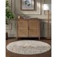 Surya Reina Light Gray, Cream, Denim, Mustard, Rust, Olive and Light Brown 5"3" Round Area Rug, , large