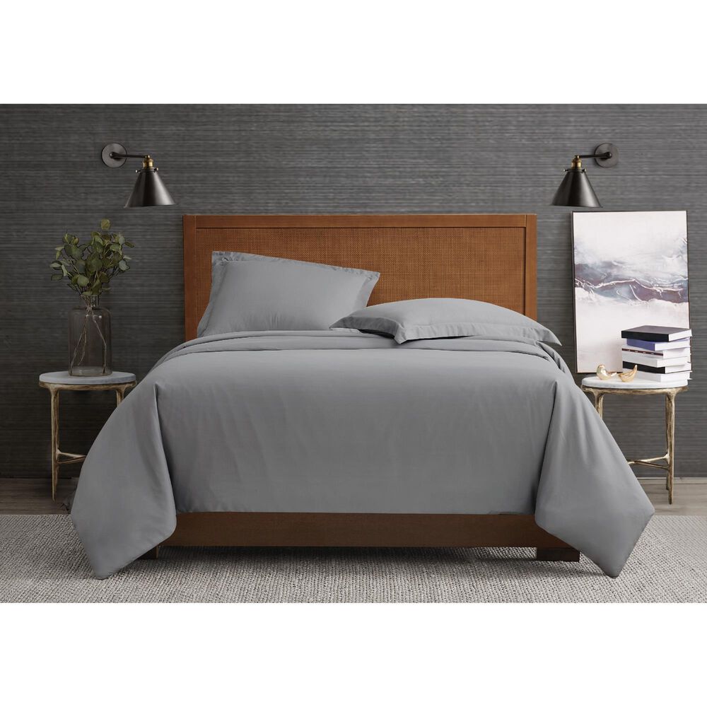 Pem America London Fog Garment Wash 3-Piece King Duvet Set in Grey, , large