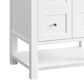 James Martin Vanities Breckenridge 30" Single Bathroom Vanity in Bright White with Single Hole 3 cm White Zeus Quartz Top and Rectangular Sink, , large