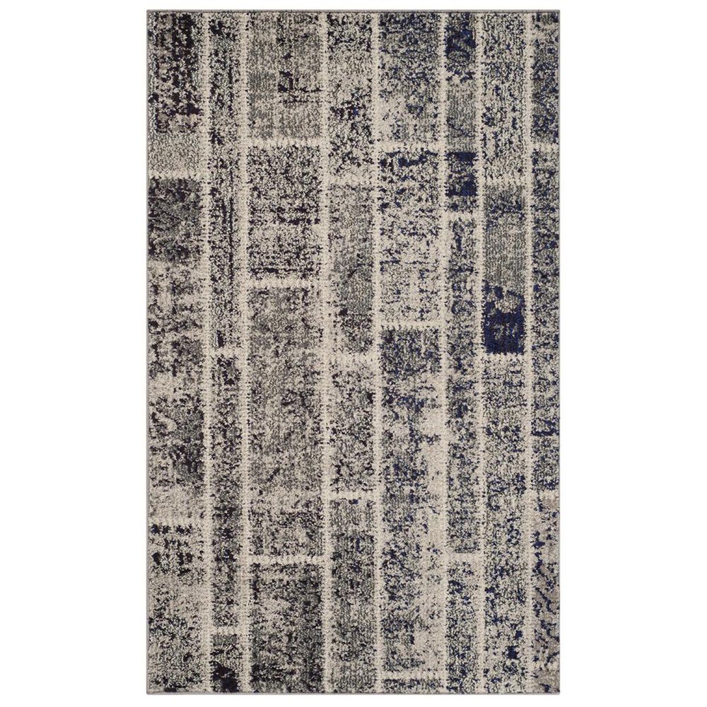 Safavieh Monaco MNC216G-3 3" x 5" Grey/Multi Area Rug, , large