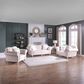 Morden Fort America Stationary Sofa in Beige Velvet, , large